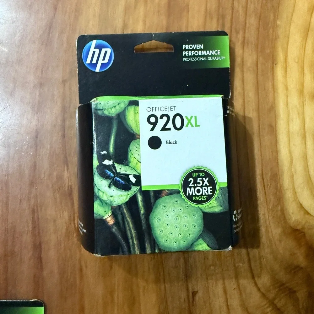 Genuine HP Ink 920 XL Black Cyan Magenta Color Expires 2014